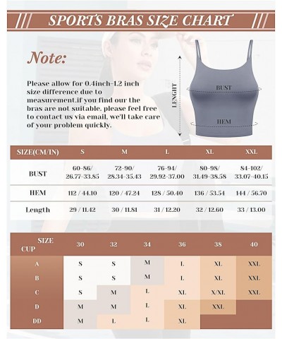 3 Pcs Women's Longline Sports Bra Spaghetti Strap Crop Top Padded Crop Yoga Workout Fitness Tank Top Bra Black, white, grey $...