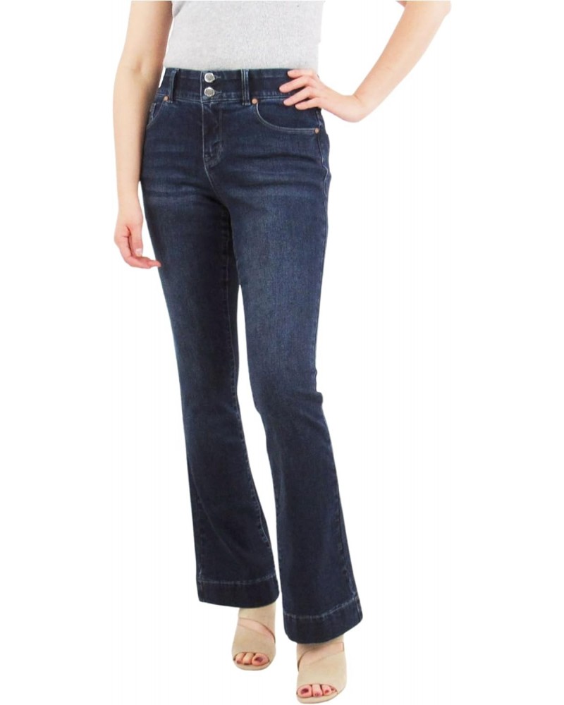 Dark Wash Tummy Control Bootcut with Wide Hem $21.17 Jeans