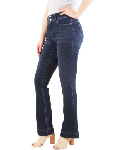 Dark Wash Tummy Control Bootcut with Wide Hem $21.17 Jeans