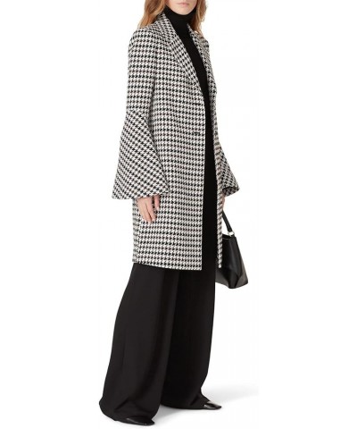 Rent The Runway Pre-Loved Houndstooth Bell Sleeve Coat Multicolored $28.58 Coats