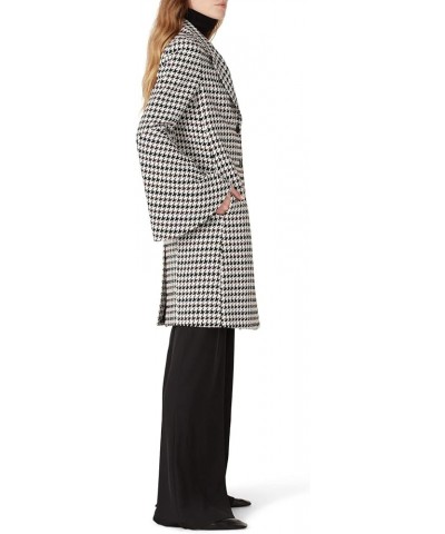 Rent The Runway Pre-Loved Houndstooth Bell Sleeve Coat Multicolored $28.58 Coats