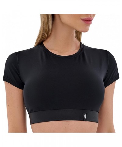 Workout Tops for Women - Short/Long Sleeve Compression Shirt - Breathable Tight Crop Top for Gym, Running, Yoga Mini Rash Bla...