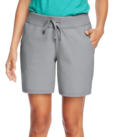 womens Jersey Pocket Short Light Steel $9.54 Activewear