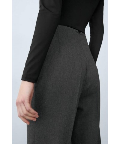 High Waist Dress Pant for Women Business Trousers Work Office Pants with Pockets Grey $21.38 Pants