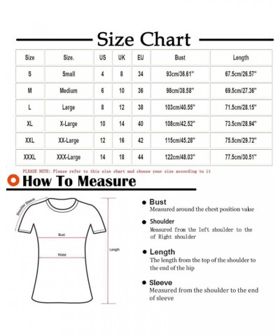 Blouses for Women Dressy Casual 2023 Fashion Summer Tunic Shirts Short Sleeve Button v Neck Tops Western Print J012-white $7....