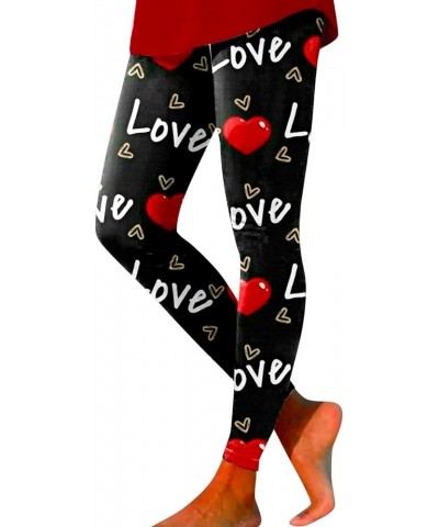 Workout Leggings for Women Yoga Santa Skinny Christmas Pants Leggings Party Running Snowman Christmas Pants Leggings Black-c ...