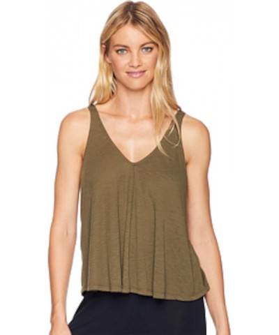 Women's Dani Tank Top Light Green $10.75 Tanks