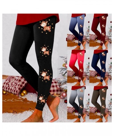 High Waisted Sequined Red Wine Glass Print Leggings for Women Womens Ultra Soft Brushed Leggings Pants Ankle Length XXL 11-da...