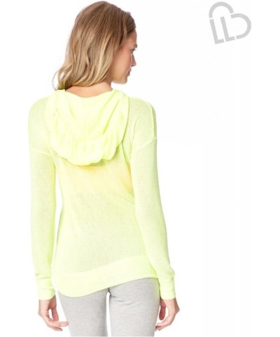 Womens Striped Knit Hoodie Sweatshirt, Yellow, Large $13.52 Hoodies & Sweatshirts