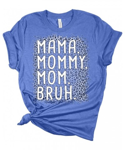 Womens Mama Mommy Mom Bruh Shirts Funny Momma Tshirts Cool Short Sleeve Graphic Tees Cute Plus Size Summer Tops for Women Hea...