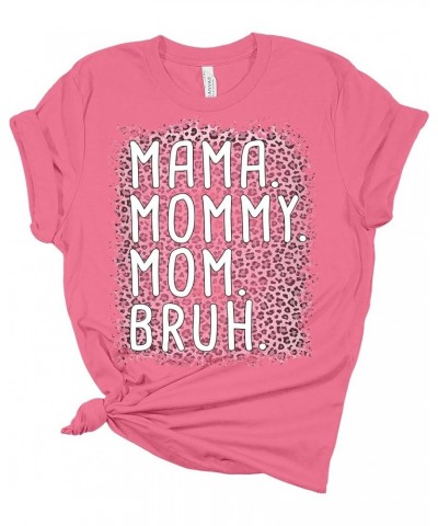 Womens Mama Mommy Mom Bruh Shirts Funny Momma Tshirts Cool Short Sleeve Graphic Tees Cute Plus Size Summer Tops for Women Hea...