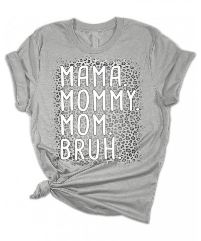 Womens Mama Mommy Mom Bruh Shirts Funny Momma Tshirts Cool Short Sleeve Graphic Tees Cute Plus Size Summer Tops for Women Hea...