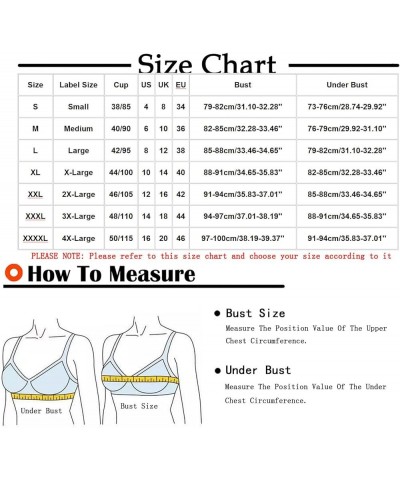 3 Pack Everyday Bras for Women Front Closure Sports Bras Floral Underwear Soft Wireless Cotton Bra Comfort & Sleep Bra Red 04...