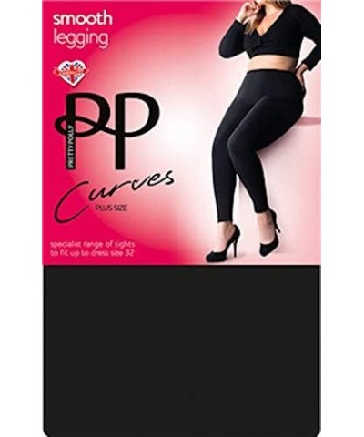 Women's Plus Size Smooth Leggings, Black (Black), Extra Large (US 14-18) $17.62 Leggings