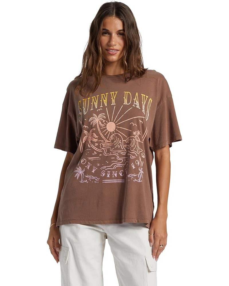 Women's Oversized T-Shirt Root Beer 241 $26.55 Others