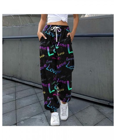 Womens Joggers Sweatpants Women's Casual Lounge Sweatpants Gym Winter Fall Sport Active Drawstring Fit Lounge Pants Fz1-green...