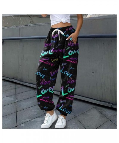 Womens Joggers Sweatpants Women's Casual Lounge Sweatpants Gym Winter Fall Sport Active Drawstring Fit Lounge Pants Fz1-green...