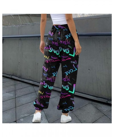 Womens Joggers Sweatpants Women's Casual Lounge Sweatpants Gym Winter Fall Sport Active Drawstring Fit Lounge Pants Fz1-green...