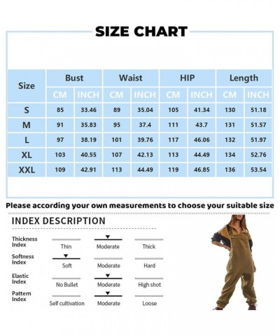 Womens Overalls Womens Fuzzy Fleece Overalls Casual Loose Sleeveless Sherpa Jumpsuit Soft Comfort Romper With Pockets 02-khak...