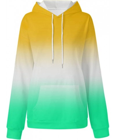 Oversized Graphic Hooded Sweatshirts for Women Loose Fit Long Sleeve Drawstring Hoodies Comfy Casual Fall Clothes A3-yellow $...