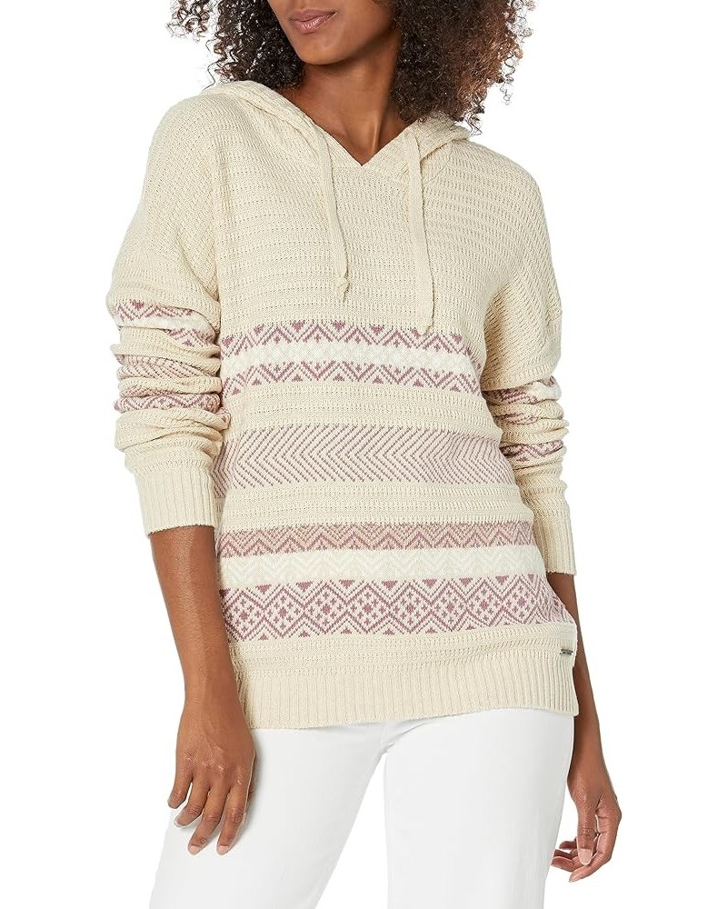 Women's Stowe Hooded Fairisle Sweater Birch $42.90 Activewear