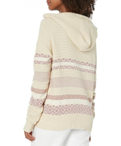 Women's Stowe Hooded Fairisle Sweater Birch $42.90 Activewear