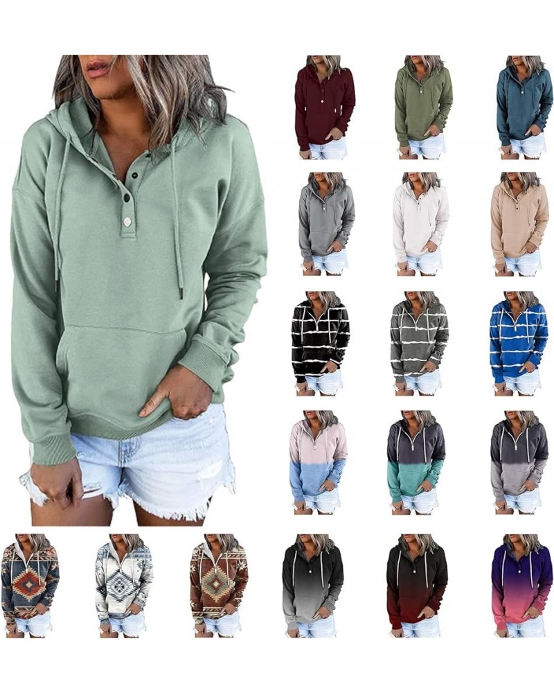 Womens Casual Hoodie Fall Fashion Pullover Tops Loose Drawstring Hooded Sweatshirts Comfy Pullover Tops with Pocket 06-gray $...