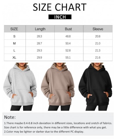 Womens Oversized Sweatshirts Fleece Hoodies Long Sleeve Shirts Pullover Fall Clothes with Pocket Khaki $21.72 Hoodies & Sweat...