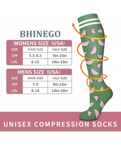 Compression Socks for Women and Men 7 Pairs 15-20 mmHg Circulation-Best Support for Athletic Running Cycling Large-X-Large As...