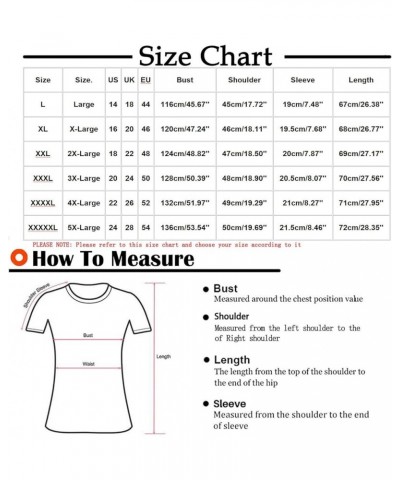 Plus Size Tops for Women Summer Fashion V-Neck Short Sleeve Tops Loose Comfy Blouse Tee Tops Oversized T-Shirts Green 02 $6.2...