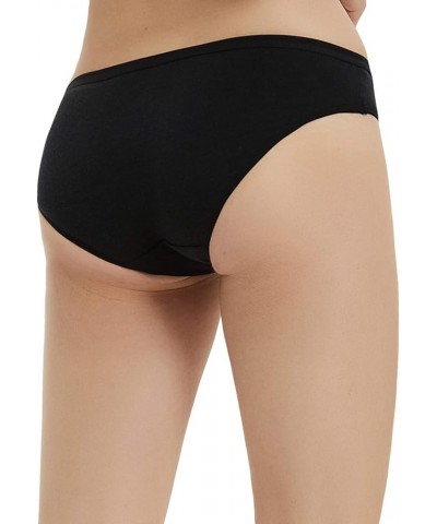 METARINO 2 Pack Women's Underwear Panties Soft Merino Wool Sports Active Briefs Black Blue $19.94 Lingerie