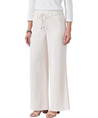 Women's Ab Leisure High Rise Patch Pocket Wide Leg Blanched Almond $33.37 Jeans