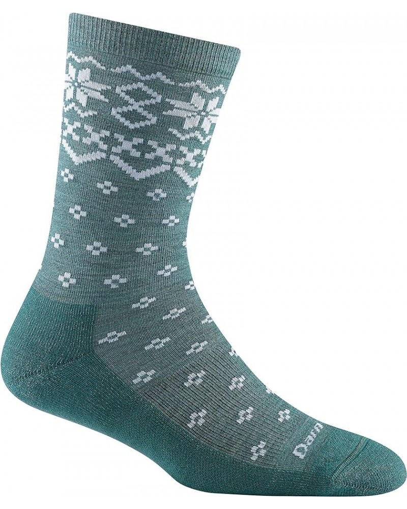 Women's Shetland Crew Lightweight with Cushion Teal $9.24 Activewear