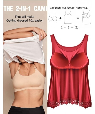 Camisoles for Women with Built in Bra Adjustable Strap Tank Tops Cami Sleeveless Summer Tops for Workout Sleeping Traveling L...