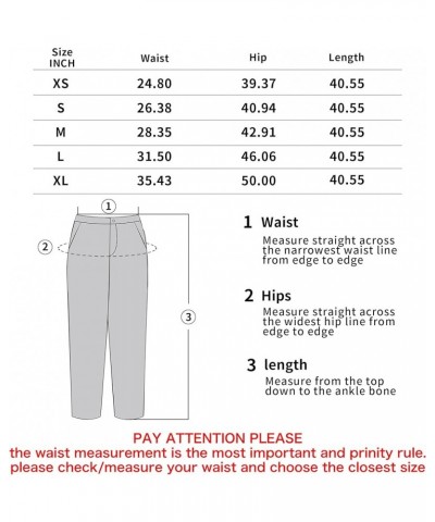 FUNYYZO Women Wide Leg High Waist Linen Pants Back Elastic Waist Work Casual Trousers Light Khaki $21.60 Pants