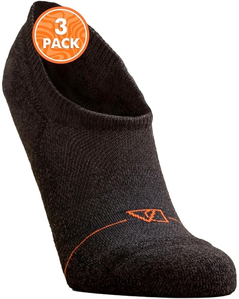 Women's Performance Socks – Athletic Performance BPA/PFAS Free Sock No Show Sock Black (3 Pack) $10.45 Activewear