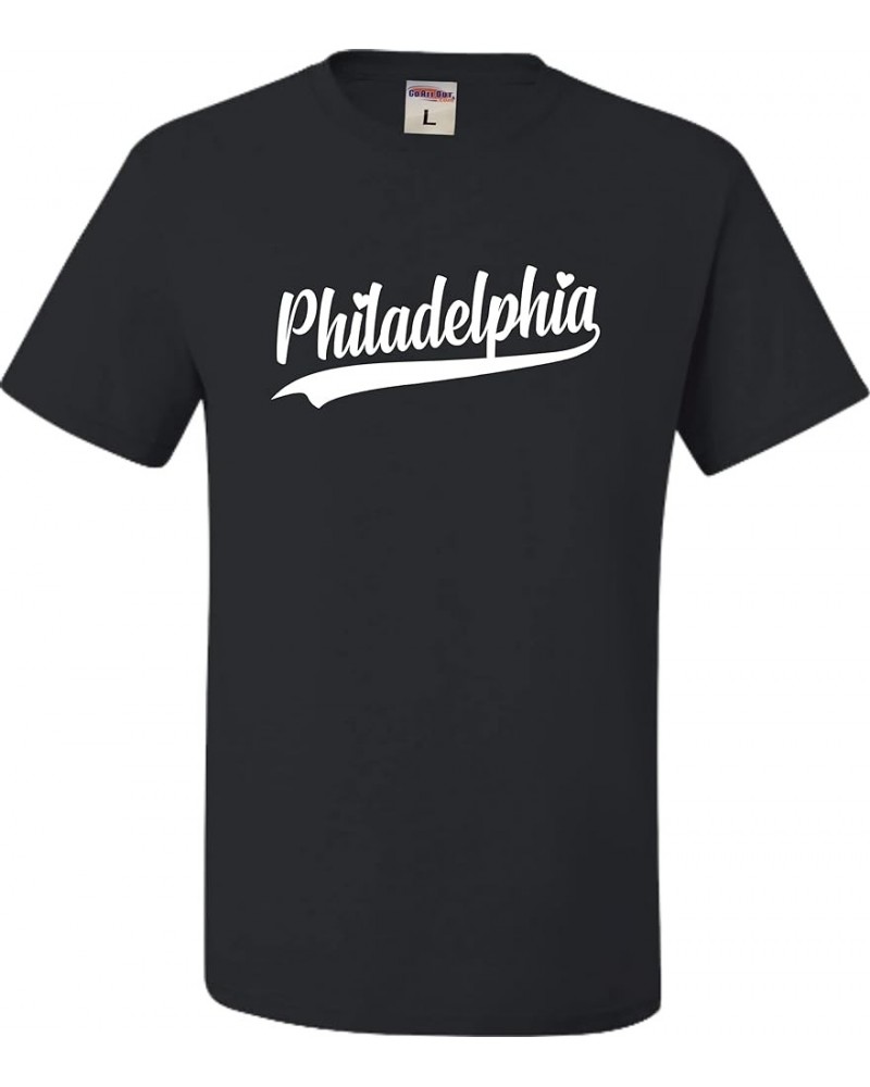 City of Philadelphia Pennsylvania Fashion Script Mens Women Youth T-Shirt Mens Black $11.19 T-Shirts