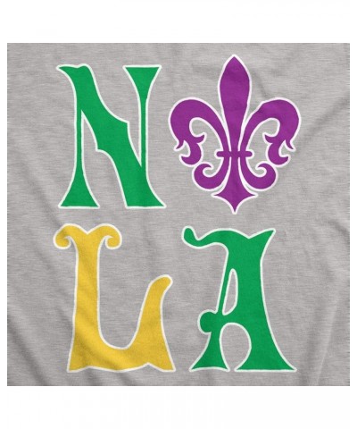 NOLA New Orleans Louisiana Women's Racerback Tank Top Light Blue $10.37 Tanks