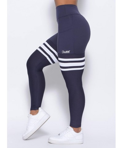 Perform Thigh High Leggings for Women with Pockets, Workout Running Yoga Leggings Twilight Blue $40.04 Activewear