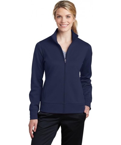 Sport Tek Ladies Sport-Wick Fleece Full-Zip Jacket. LST241 Navy $20.52 Jackets