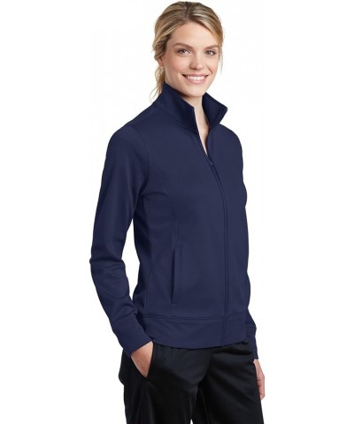 Sport Tek Ladies Sport-Wick Fleece Full-Zip Jacket. LST241 Navy $20.52 Jackets