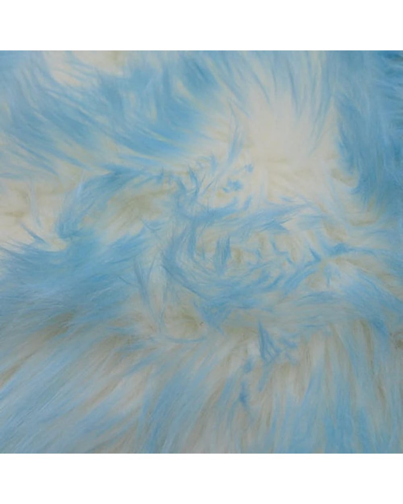 Candy Shade Frosted Tone Soft on a Medium Pile of 2" Newborn Cuddly Faux Fur Fabric, Baby Blue 2 Yards 2 Yards Baby Blue $22....