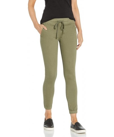 Juniors High Rise Army Jeans Joggers for Women Drawstring Camo Olive Green $8.83 Jeans