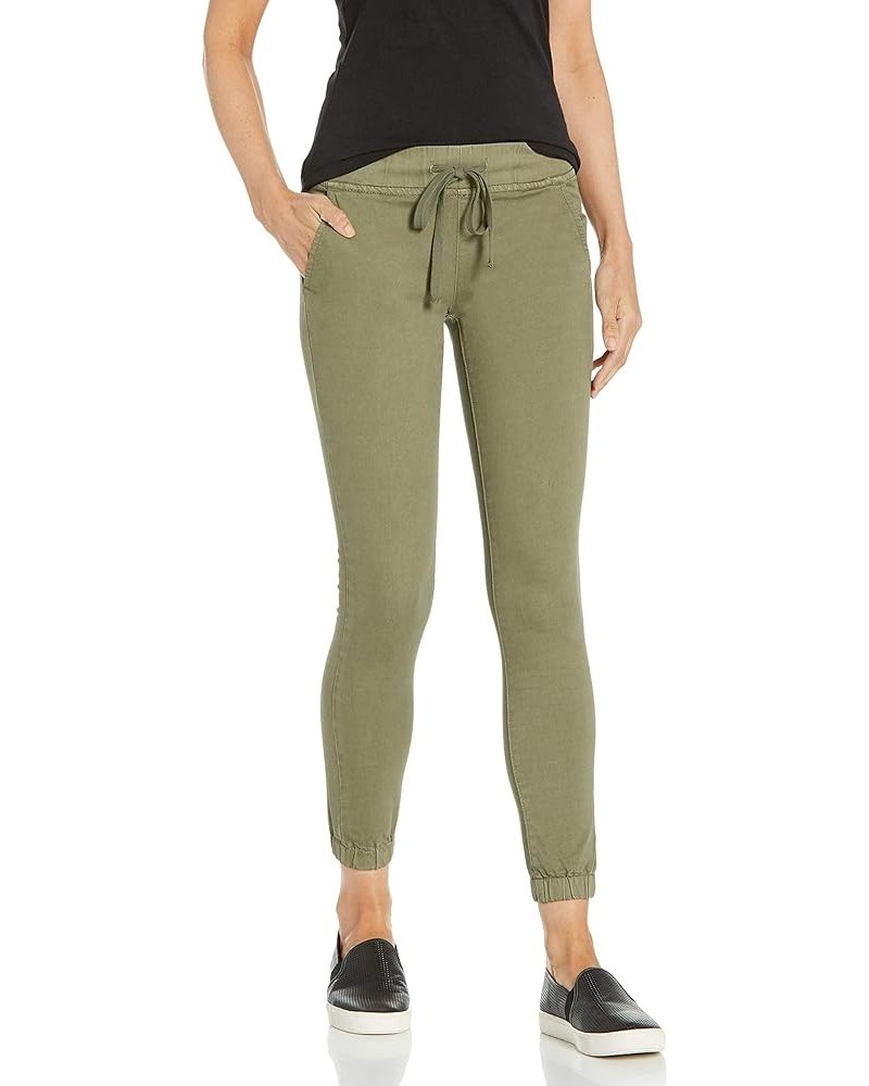 Juniors High Rise Army Jeans Joggers for Women Drawstring Camo Olive Green $8.83 Jeans