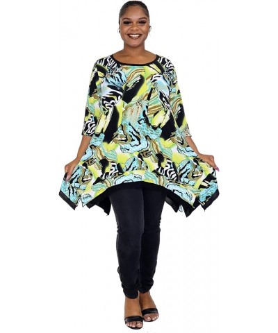 High Fashion Boho Tunic Blouse Top Abstract 7 $24.48 Tops