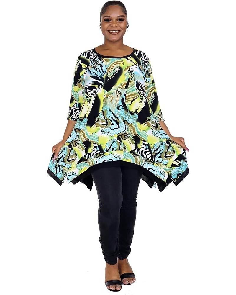 High Fashion Boho Tunic Blouse Top Abstract 7 $24.48 Tops