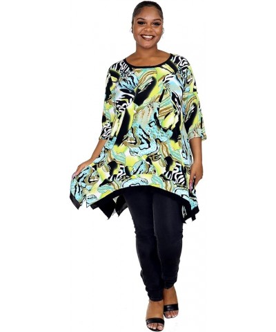 High Fashion Boho Tunic Blouse Top Abstract 7 $24.48 Tops