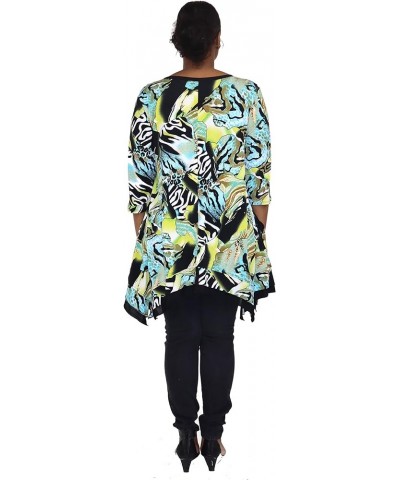 High Fashion Boho Tunic Blouse Top Abstract 7 $24.48 Tops