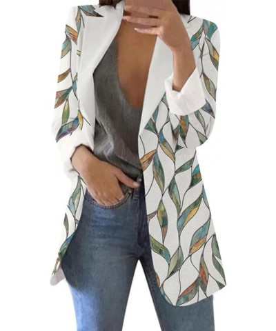 Pumpkin Fancy Polyester Blazer Women Loungewear Long Sleeves Blazers Comfortable Slimming Oversized Lapel 05-green $13.84 Bla...