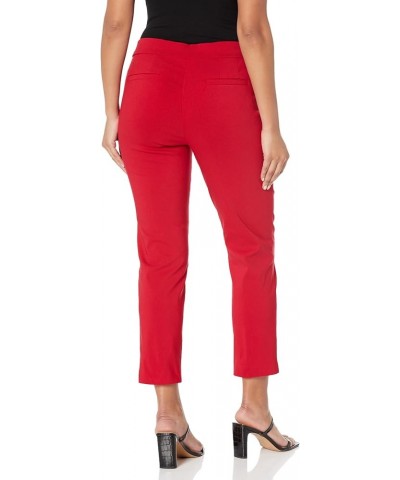 Women's Super Stretch Millennium Slimming Pull-on Ankle Pant New Red Amore $18.19 Pants